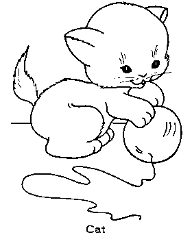 cat coloring pages