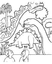 dinosaur coloring page