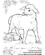 farm animal coloring page