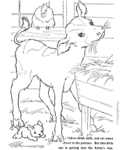 farm animal coloring pages