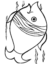 fish coloring page