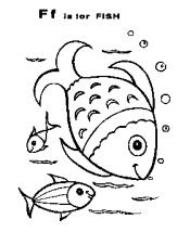 fish coloring page
