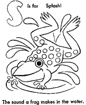 frog coloring pages