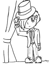 anime coloring page