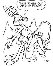 bugs bunny coloring pages