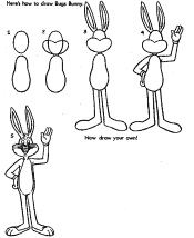 bugs bunny coloring pages