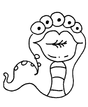 creatures coloring page