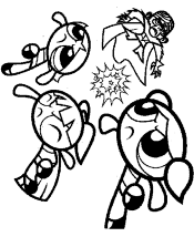 powerpuff girls coloring pages