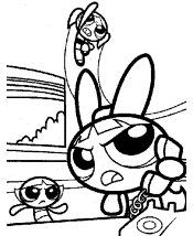 powerpuff girls coloring pages