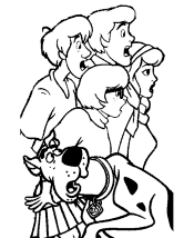 printable scooby doo coloring page