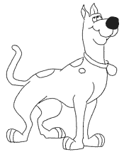 printable scooby doo coloring pages