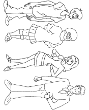 printable scooby doo coloring page