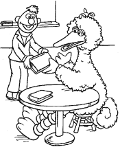 sesame street coloring pages