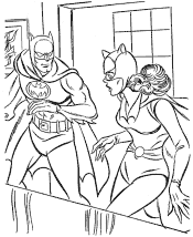 superhero coloring page