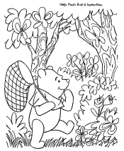 winnie the pooh coloring pages