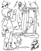 winnie the pooh coloring page