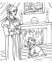 wishbone coloring pages