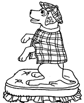 wishbone coloring pages