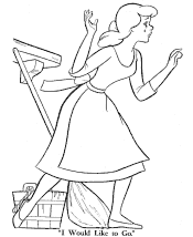 cinderella coloring pages