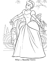 Fairy Tale Cinderella coloring pages