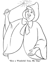 Fairy Tale Cinderella coloring pages