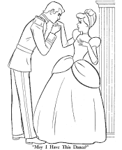 Fairy Tale Cinderella coloring pages