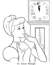 Fairy Tale Cinderella coloring page