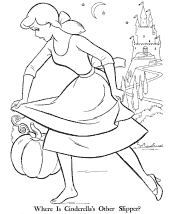 Fairy Tale Cinderella coloring pages