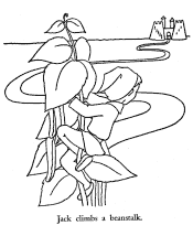Jack and the Beanstalk coloring pages