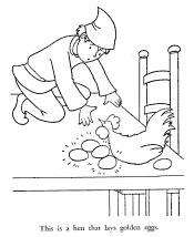 Jack and the Beanstalk coloring pages