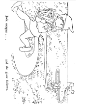 Jack and the Beanstalk coloring page