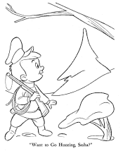 Peter and the Wolf coloring pages