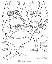 Peter and the Wolf coloring pages
