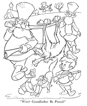 Peter and the Wolf coloring page