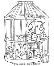 pinocchio coloring page