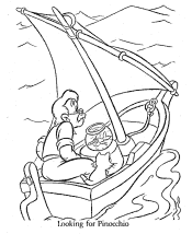 pinocchio coloring pages