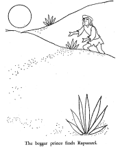 rapunzel coloring page