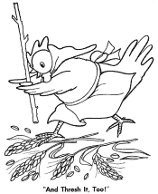 little red hen coloring pages