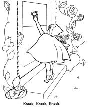 fairy tale red riding hood coloring pages