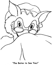 fairy tale red riding hood coloring pages