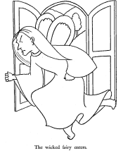 sleeping beauty coloring pages