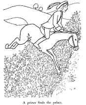 sleeping beauty coloring page