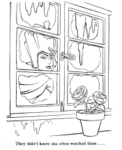 snow queen coloring pages