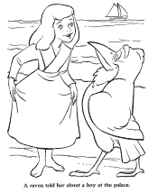 Fairy Tale Snow Queen coloring pages