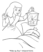 Fairy Tale Snow Queen coloring page