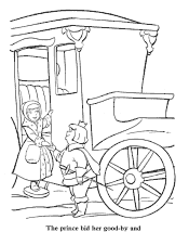 Fairy Tale Snow Queen coloring pages