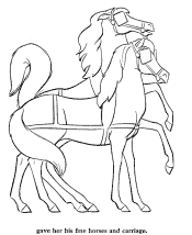Fairy Tale Snow Queen coloring page
