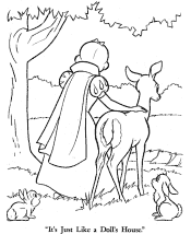 snow white coloring pages