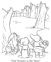 snow white coloring pages