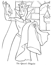 snow white coloring pages